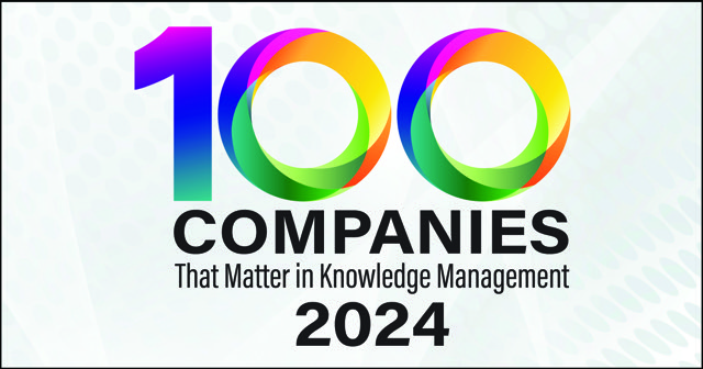 Expert.ai Named to KMWorld 100 Companies That Matter in Knowledge Management